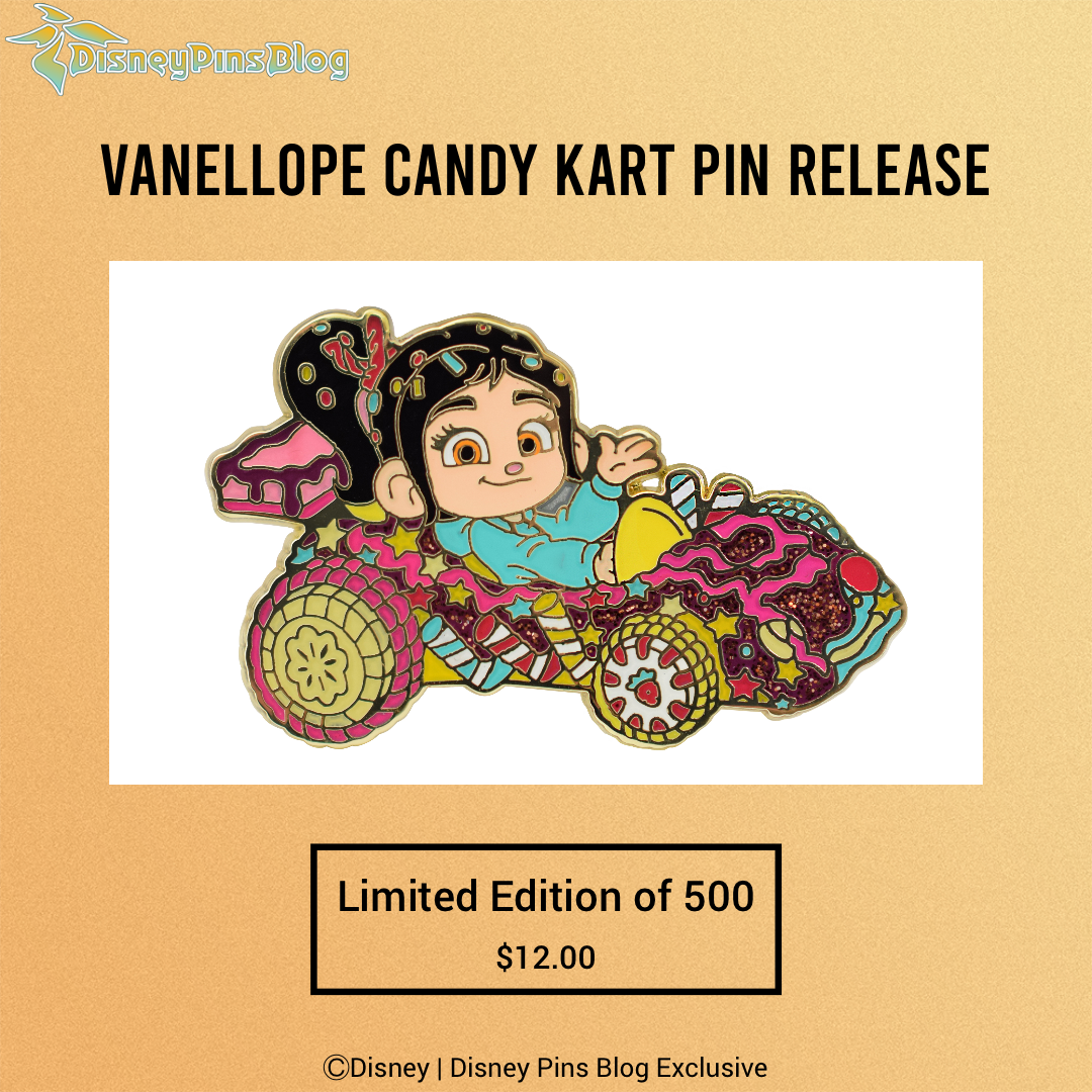 Vanellope Candy Kart Disney Pin at DPB Store