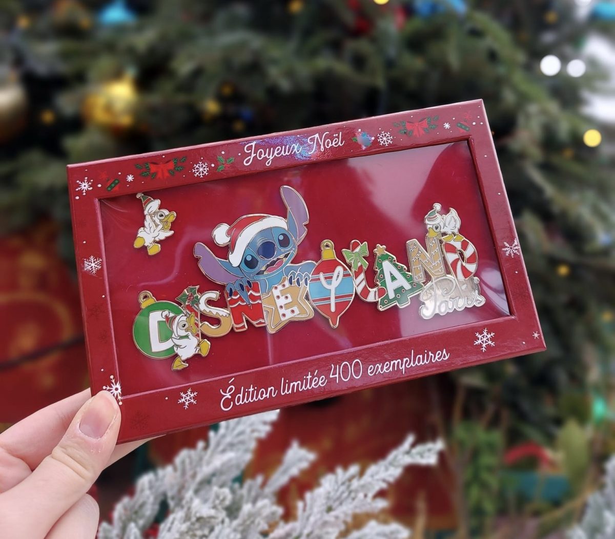 Christmas Stitch Disneyland Paris Surprise Pin Release