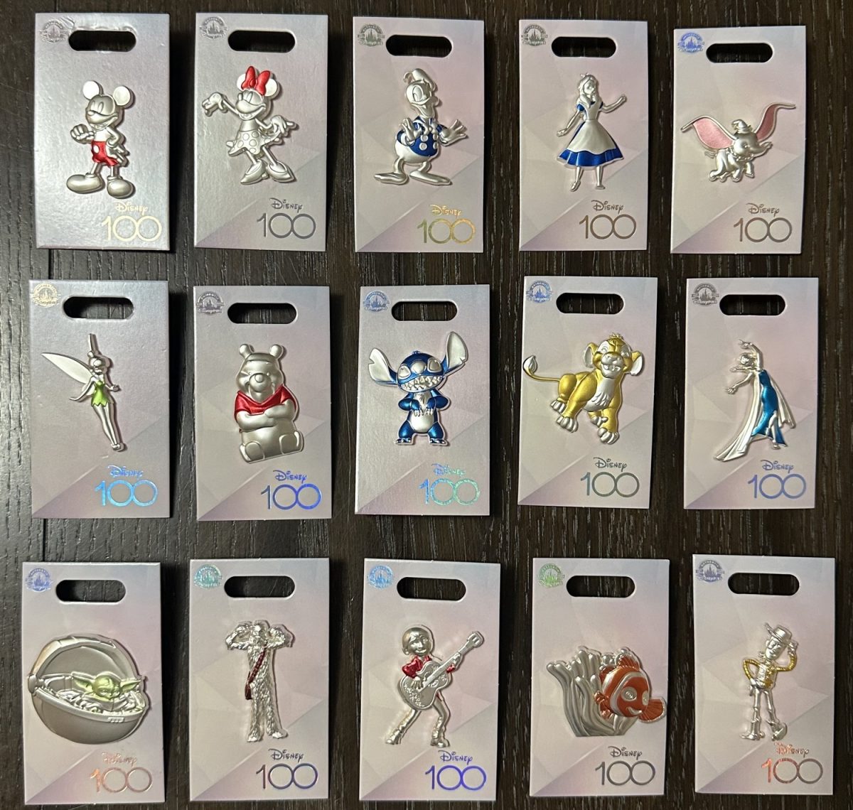 Disney 100 Platinum Character Open Edition Pin Series - Disney Pins Blog