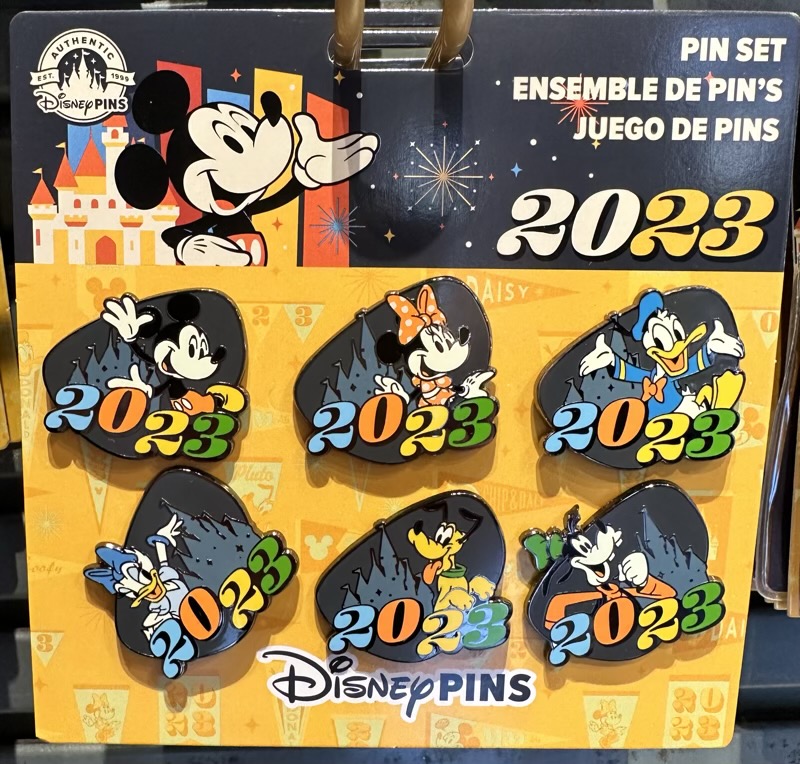 Disney Trading Pins 2024 Dated Booster Set