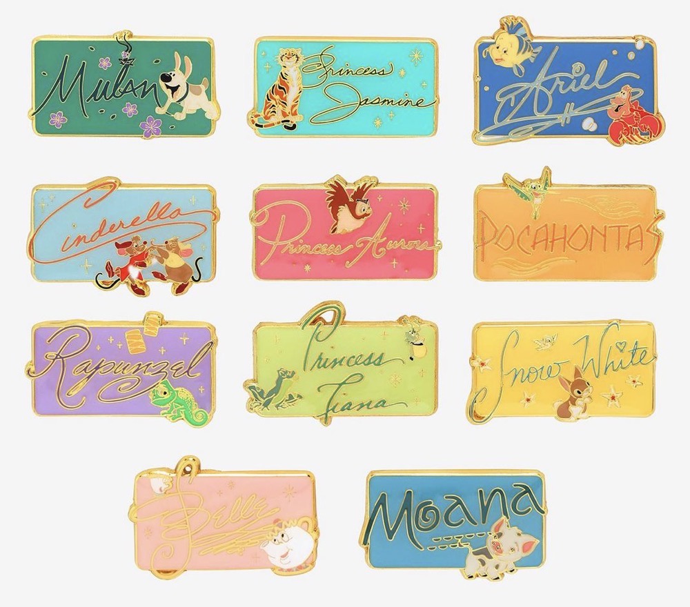 Disney Princess Signature & Sidekicks Blind Box Pin Set at BoxLunch