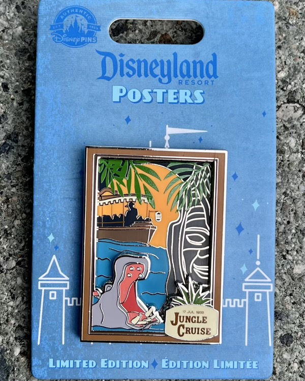 Jungle Cruise Disneyland Posters Pin