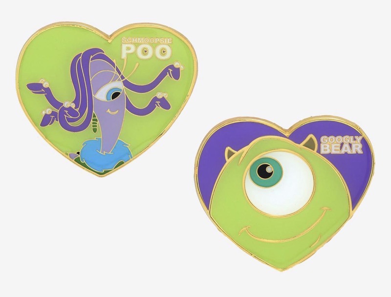Monsters, Inc. Mike & Celia Pet Names Pin Set - BoxLunch