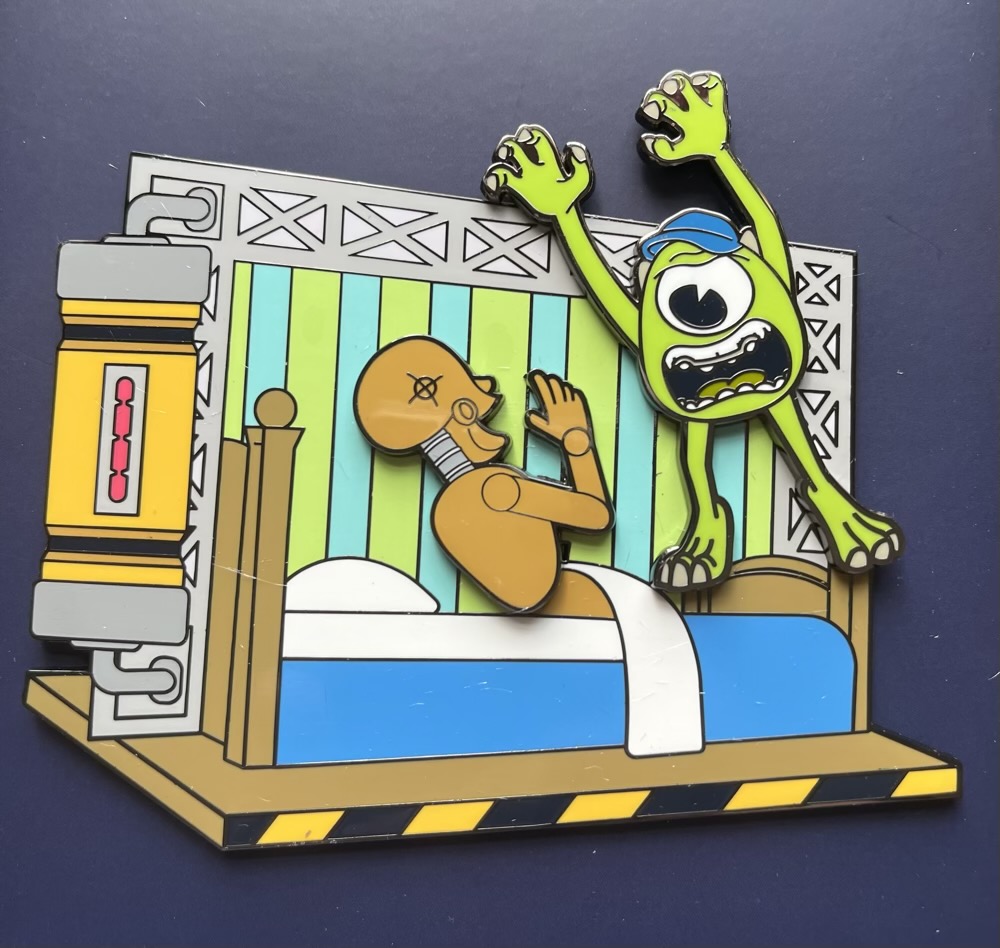 Monsters University Scare Games LE 1000 Loungefly Disney Pin