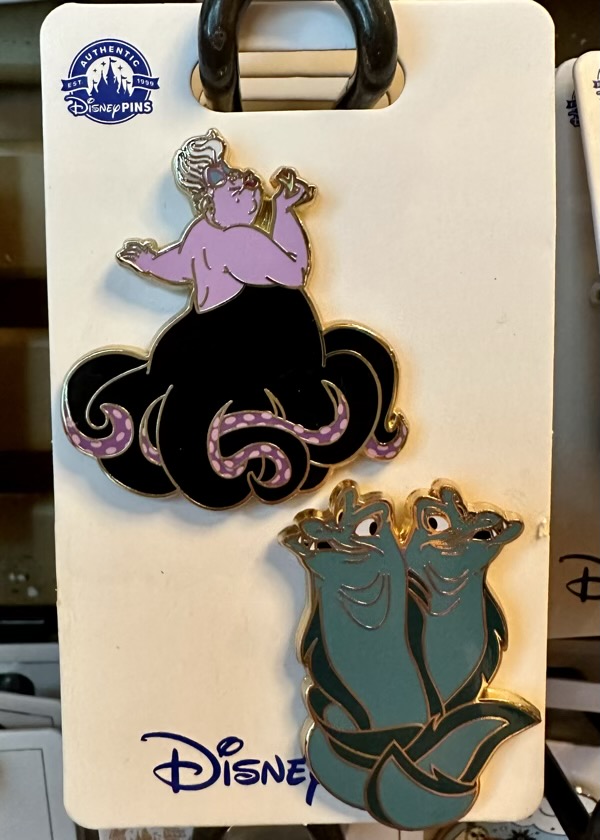 Ursula & Flotsam and Jetsam Disney Pin Set
