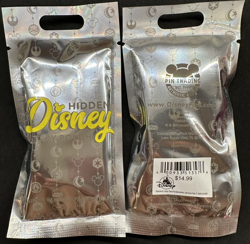 2022 Hidden Disney Series 2 Mystery Pin Pouches Released - Disney Pins Blog