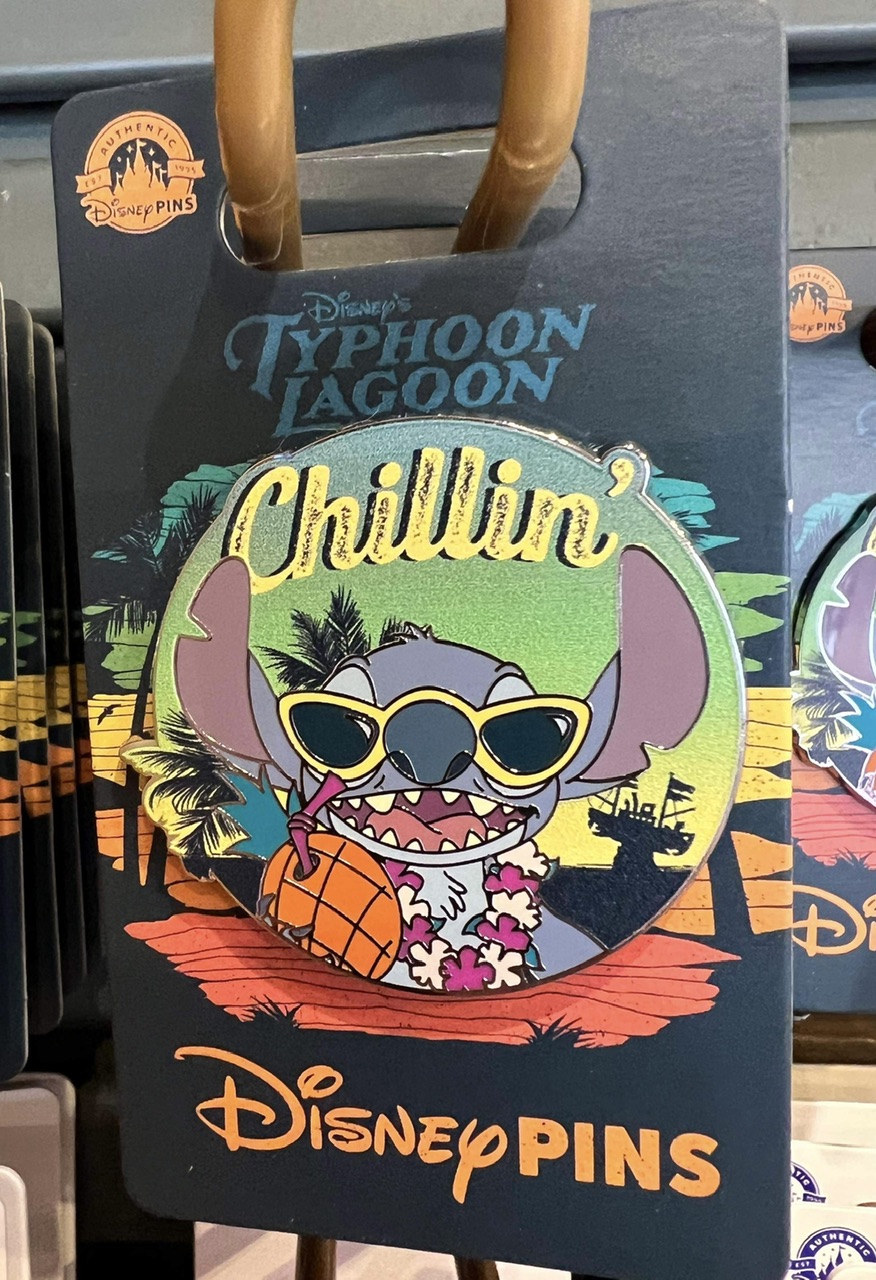 Chillin’ Stitch Typhoon Lagoon Disney Pin
