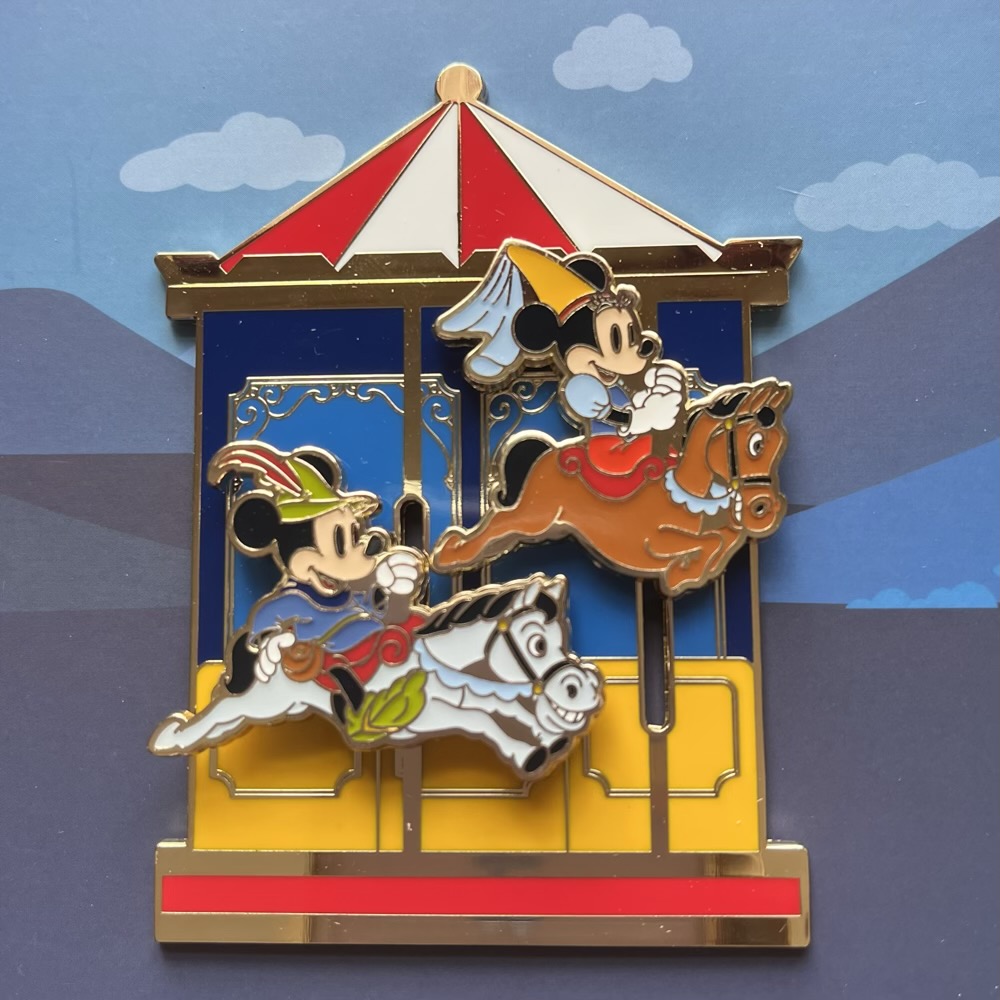 Brave Little Tailor Carousel Limited Edition Loungefly Disney Pin Disney Pins Blog 1794