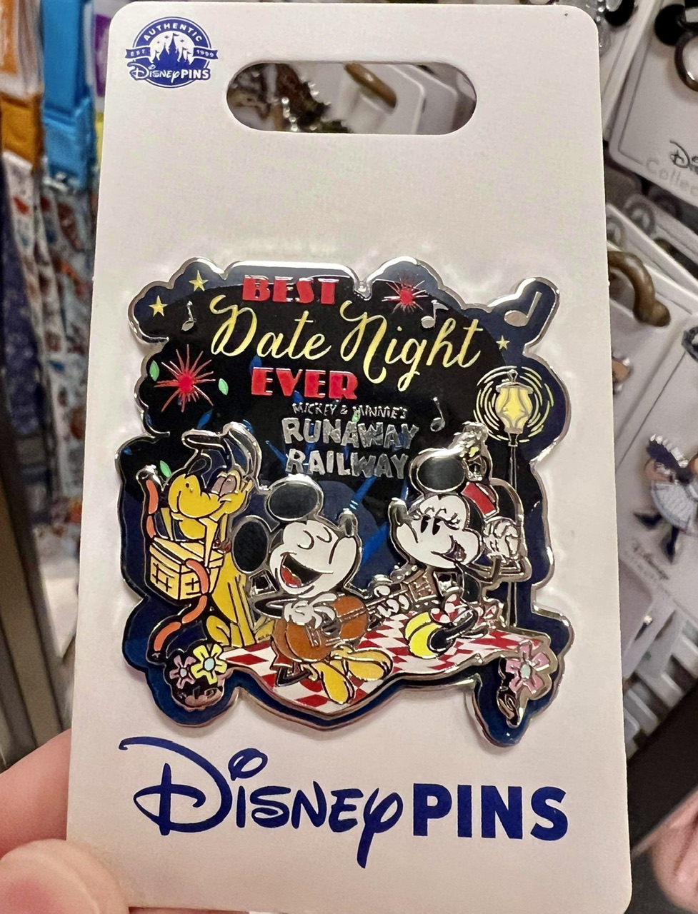 Mickey & Minnie’s Runaway Railway Date Night Pin