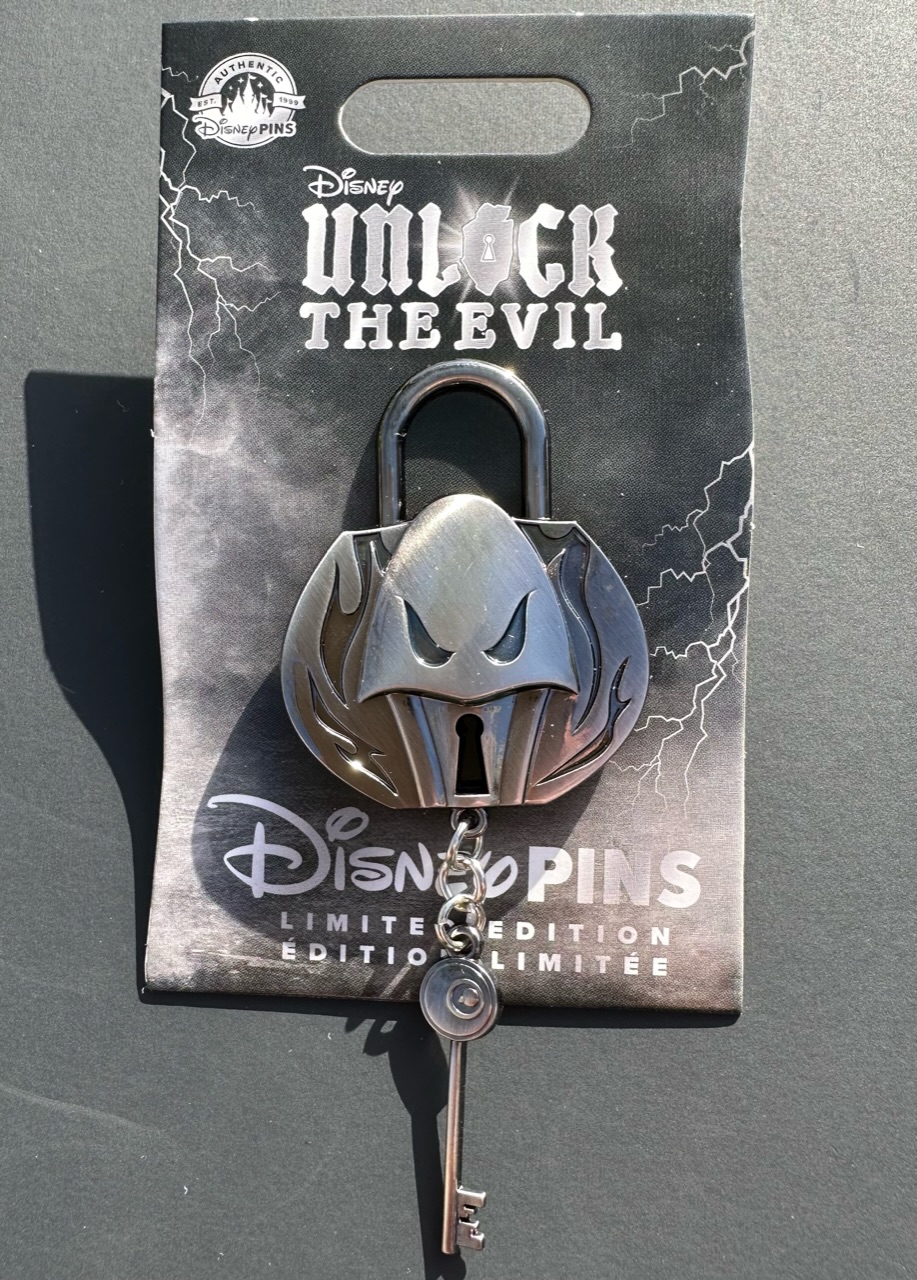 Hades Unlock the Evil Disney Pin