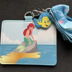 Little Mermaid Tritons Gift Loungefly Cardholder Lanyard - Front