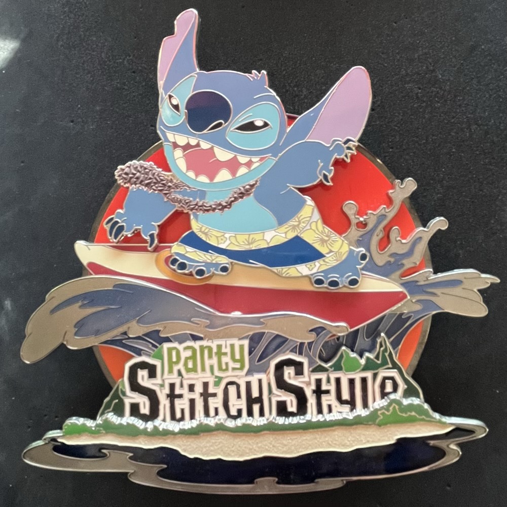 Party Stitch Style Super Jumbo Pin - Disney Pins Blog