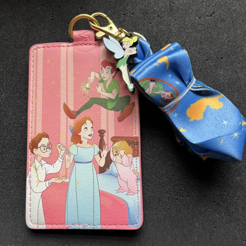 Peter Pan 70th Anniversary You Can Fly Loungefly Cardholder Lanyard - Front