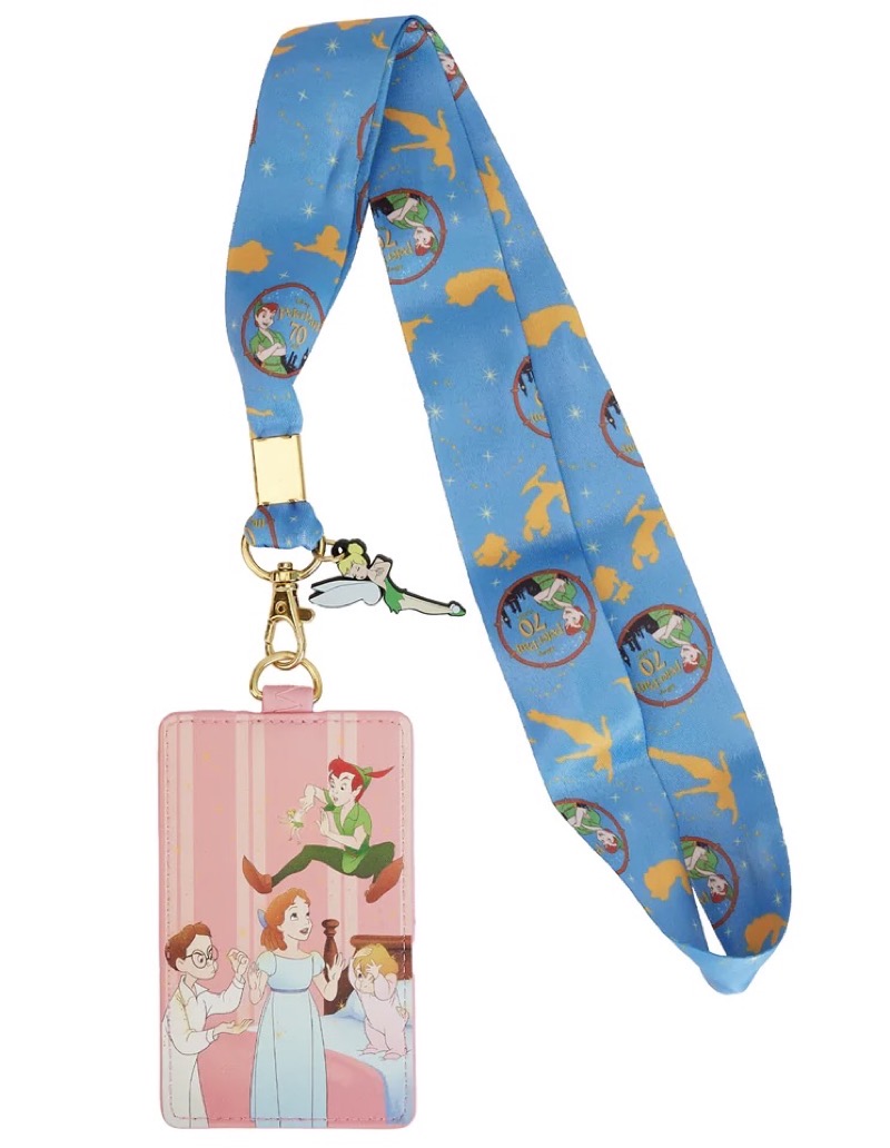 Peter Pan 70th Anniversary You Can Fly Loungefly Cardholder Lanyard