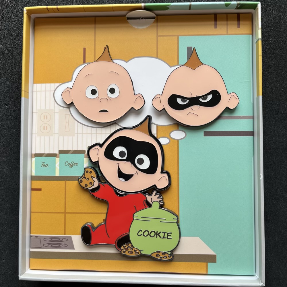 The Incredibles Jack Jack Mixed Emotions Loungefly Pin Set