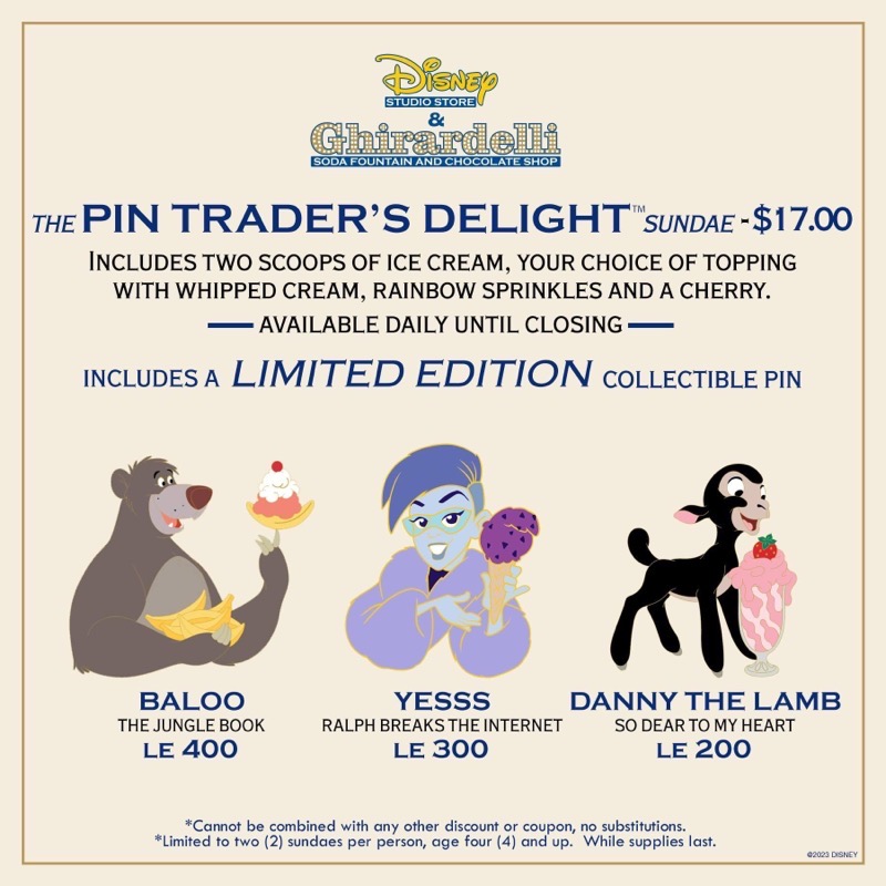 Baloo, Yesss & Danny the Lamb Pin Trader’s Delight – March 4, 2023