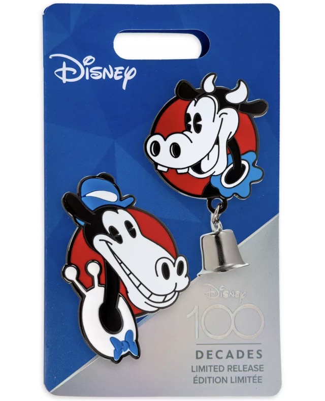 Clarabelle Cow and Horace Horsecollar Disney 100 Decades Pin Set at shopDisney