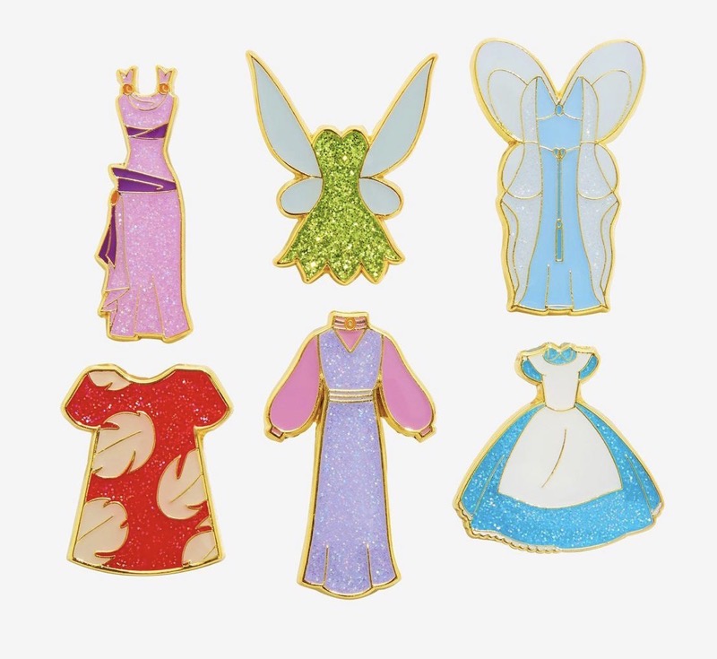 Disney Glitter Dresses Blind Box Pin Set at BoxLunch