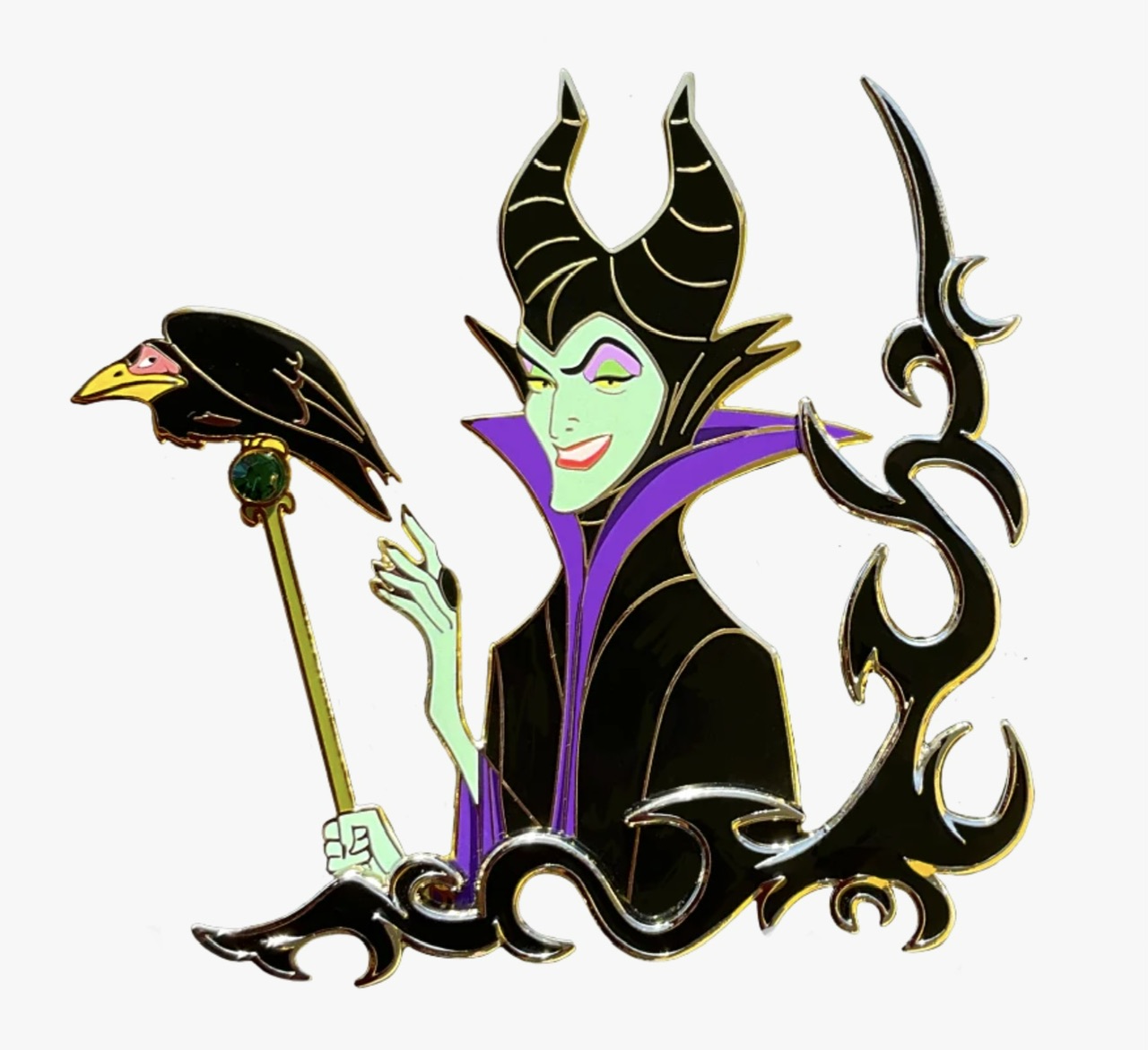 Maleficent Thorn Disney Pin by ArtLand - Disney Pins Blog