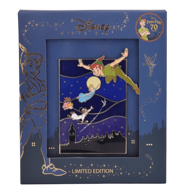 Peter Pan 70th Anniversary Disney Pin at Amazon