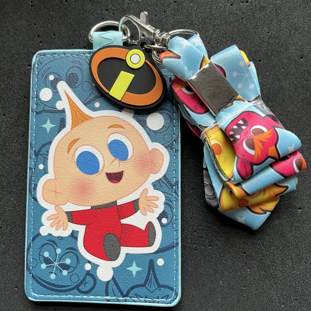 The Incredibles Jack-Jack Loungefly Cardholder Lanyard - Front