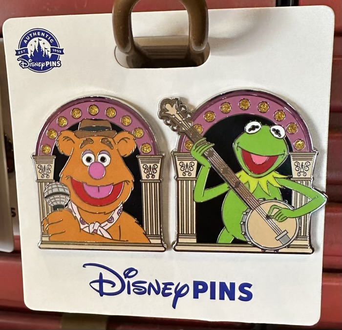 The Muppets Fozzie Bear & Kermit Disney Pin Set