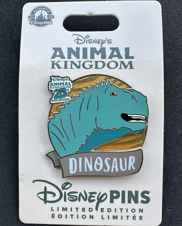 Dinosaur Pin - Disney’s Animal Kingdom 25th Anniversary
