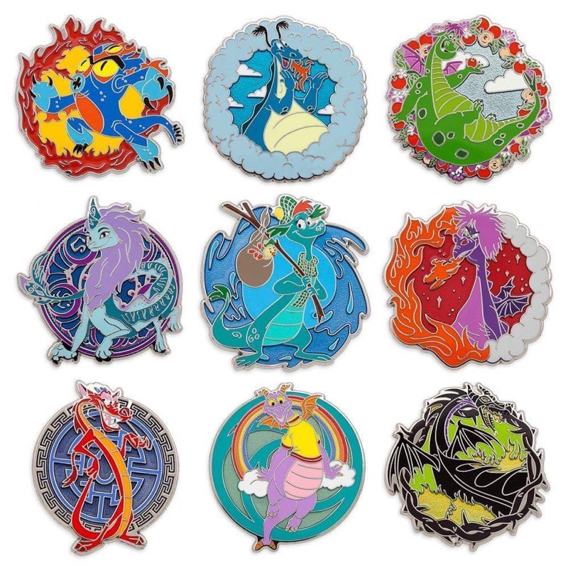 Maleficent Dragon Boxlunch Disney Pin Set - Disney Pins Blog