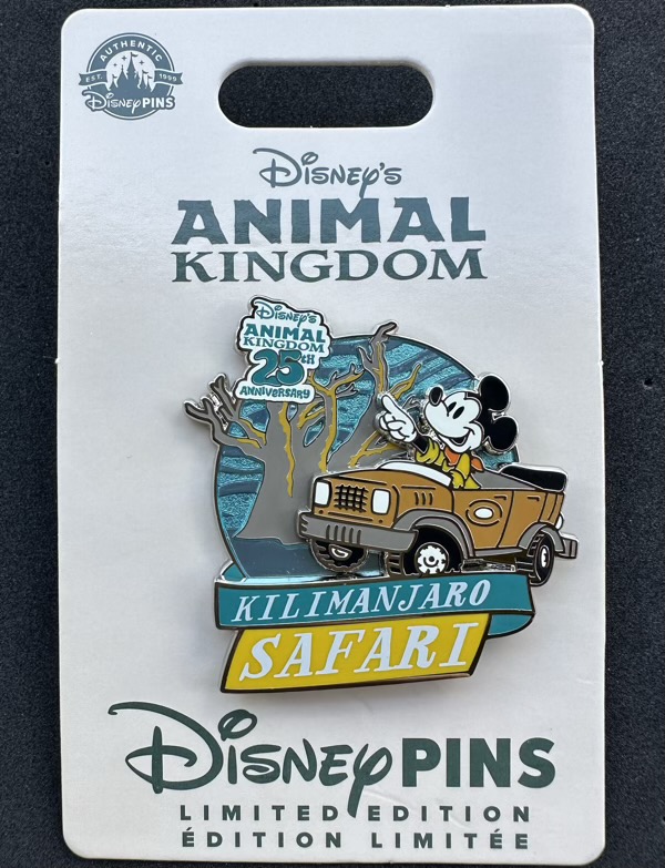 Kilimanjaro Safari Pin - Disney’s Animal Kingdom 25th Anniversary
