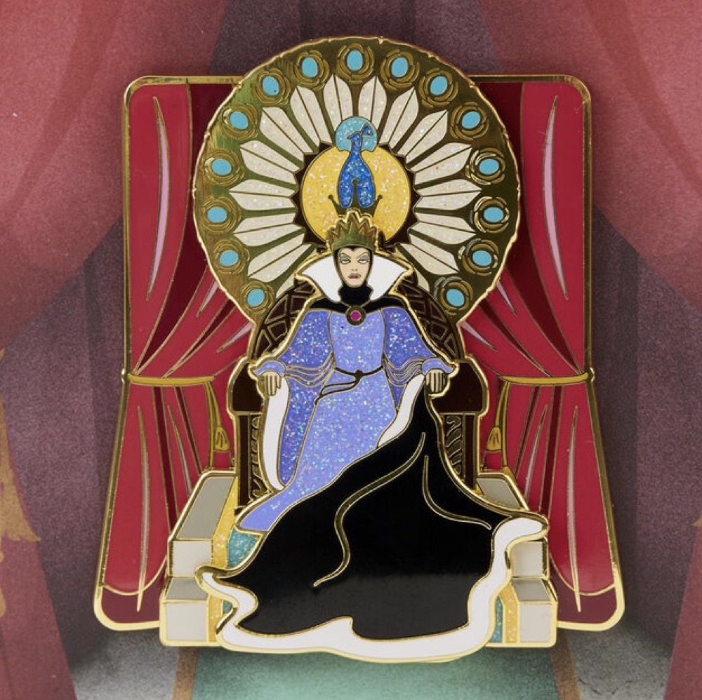 Snow White Evil Queen Throne Loungefly Pin