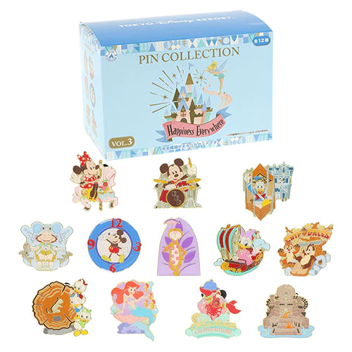 Happiness Everywhere Volume 3 Mystery Pin Collection at Tokyo Disney Resort