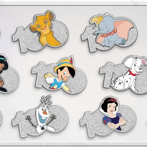 Disney 100 Pin Collection by Hooked & Company - Disney Pins Blog