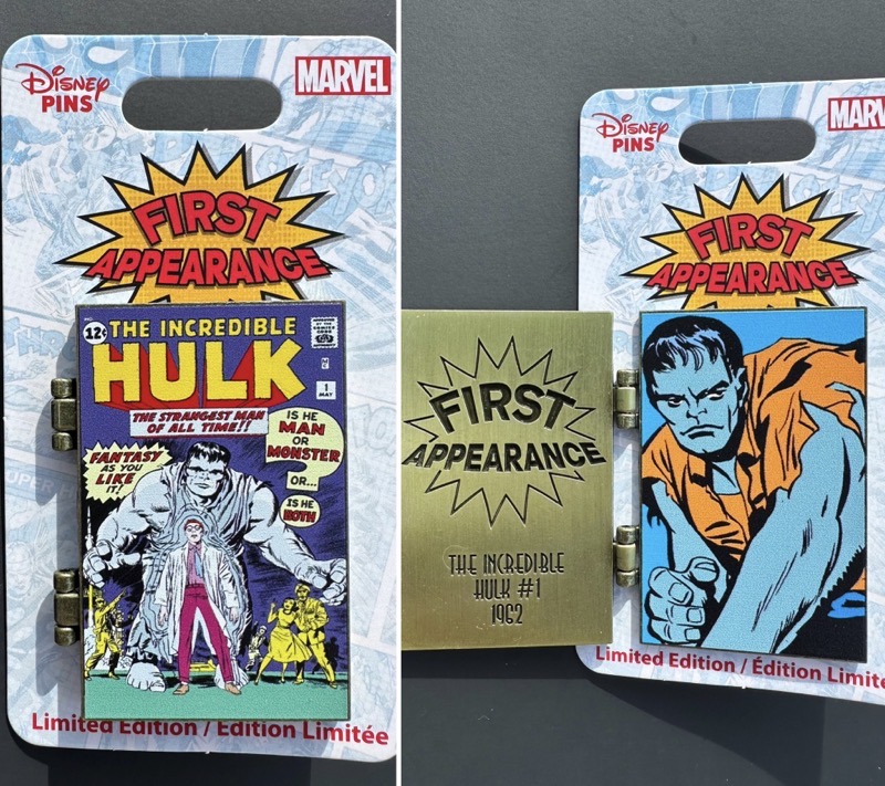 Hulk Marvel First Appearance Heroes Pin