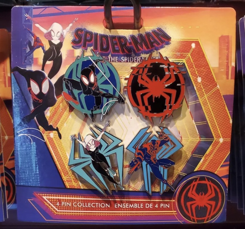Marvel Spider-Man Across the Spider-Verse Booster Pin Set