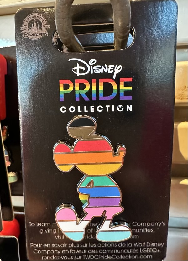 Mickey Mouse Pride 2023 Disney Pin
