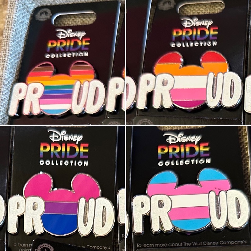 Proud Pride 2023 Disney Pins