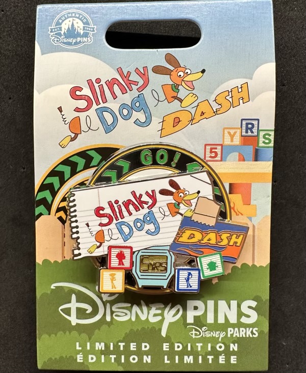 Slinky Dog Dash 5th Anniversary Disney Pin