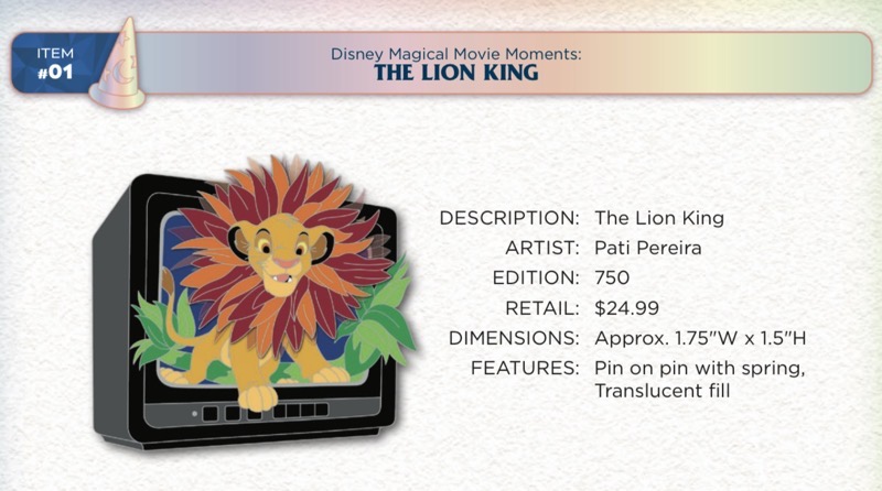 The Lion King Pin - Disney Magic HAP-Pins 2023 Event