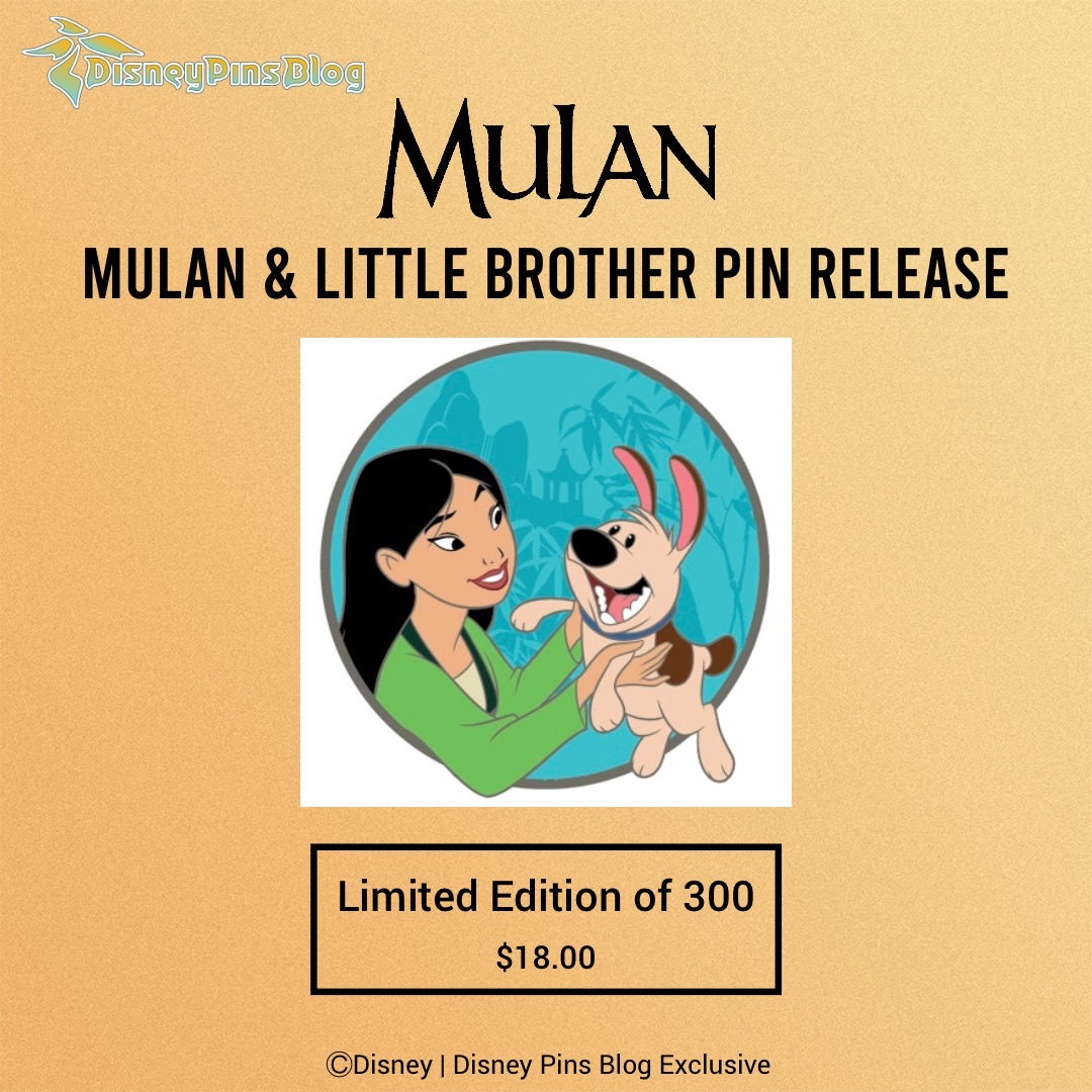 Mulan - Little Brother Disney Pin at DPB Store