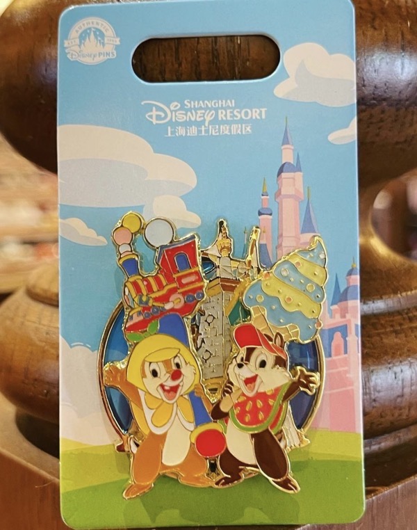Chip n Dale Summer 2023 Shanghai Disney Pin