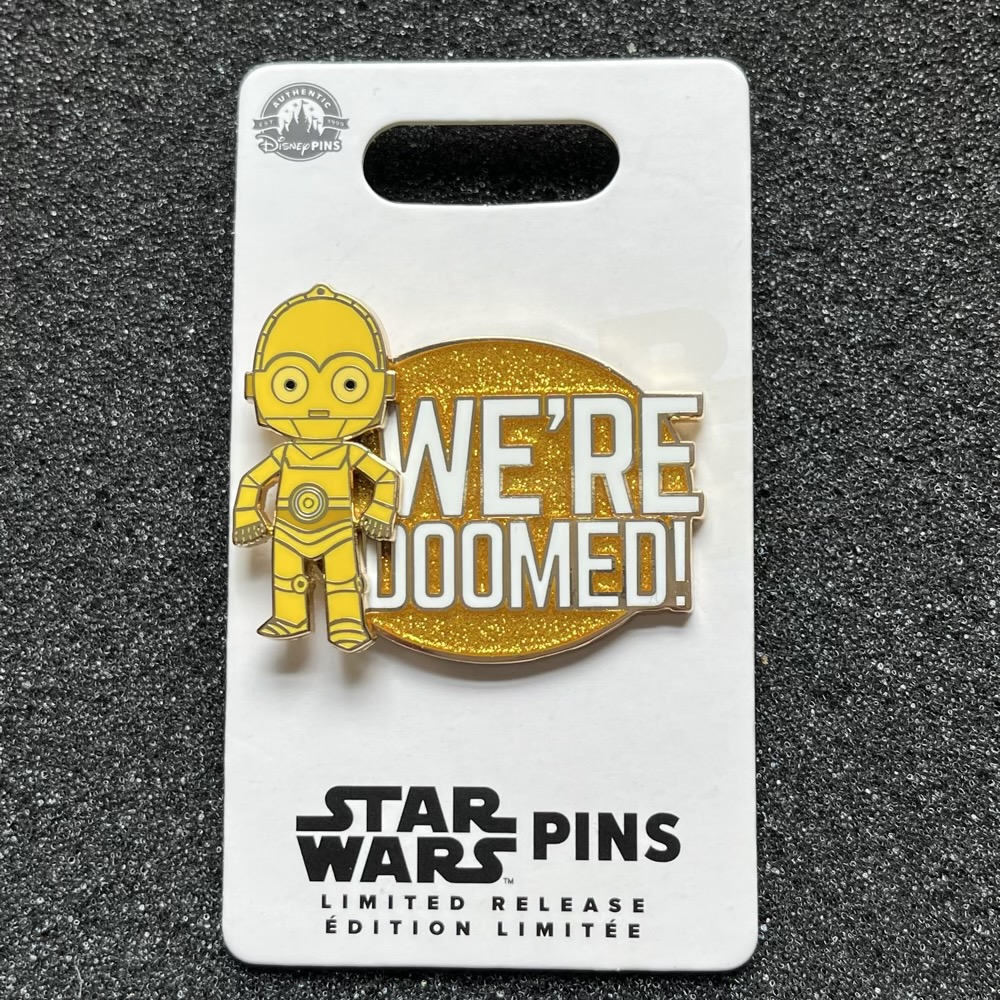 C-3PO We're Doomed Star Wars Pin - Disney Pins Blog