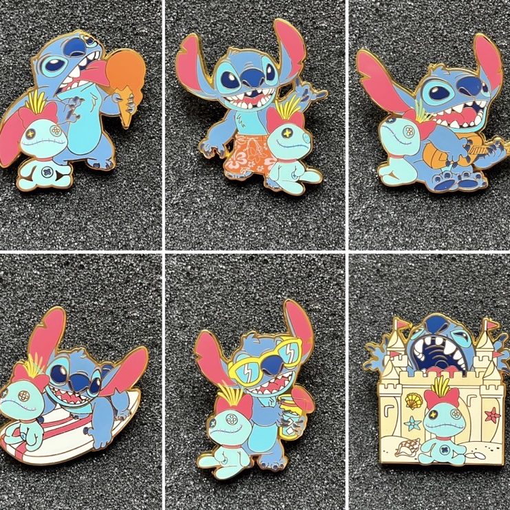 Fruit Stitch Blind Box Pin Set at Hot Topic - Disney Pins Blog
