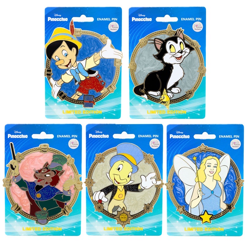 Pinocchio Disney Pin Releases at Pink a la Mode
