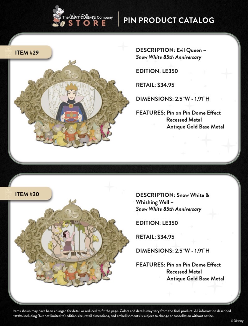 The Walt Disney Company Store Pin Catalog for Destination D23 2023 - Disney  Pins Blog