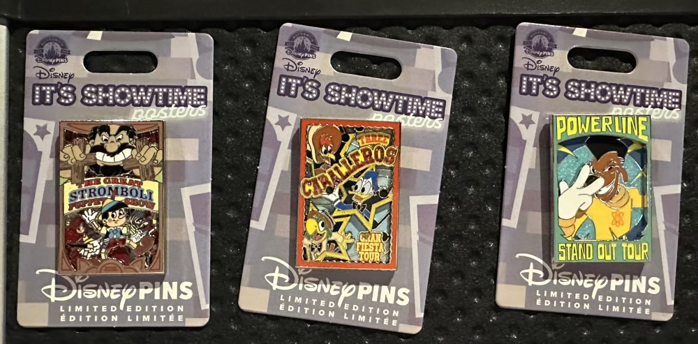 It’s Showtime Posters 2024 Disney Pins