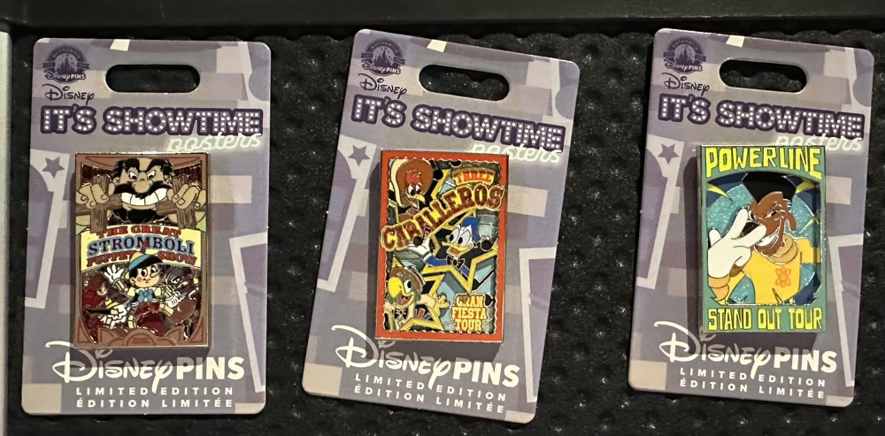 Disney Parks 2024 Monthly Pin Collections Disney Pins Blog   Its Showtime Posters 2024 Disney Pins 