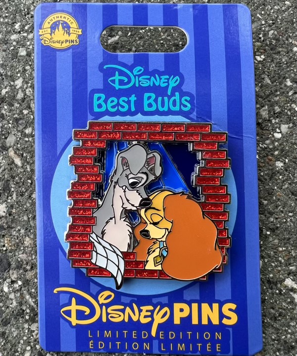 Lady and the Tramp Best Buds Disney Pin