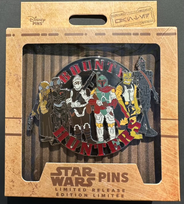Star Wars Bounty Hunters Jumbo Disney Pin