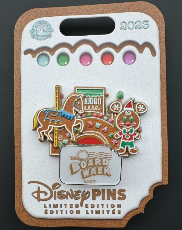 Boardwalk Gingerbread 2023 Disney Pin
