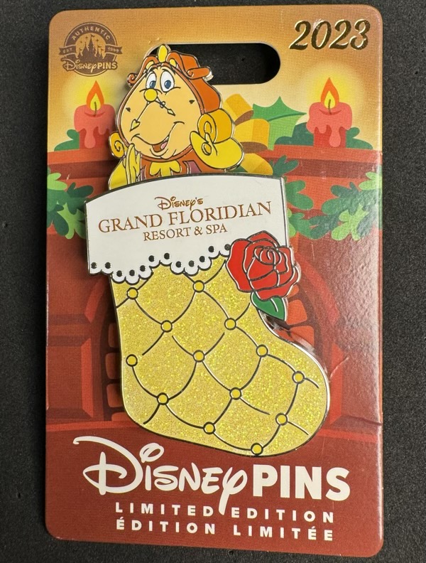 Grand Floridian Christmas Resort 2023 Disney Pin